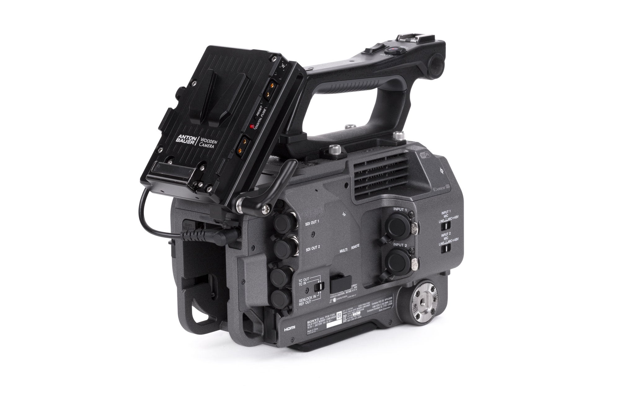 Wooden Camera Power Battery Slide Pro V-Mount plaque Sony FX9