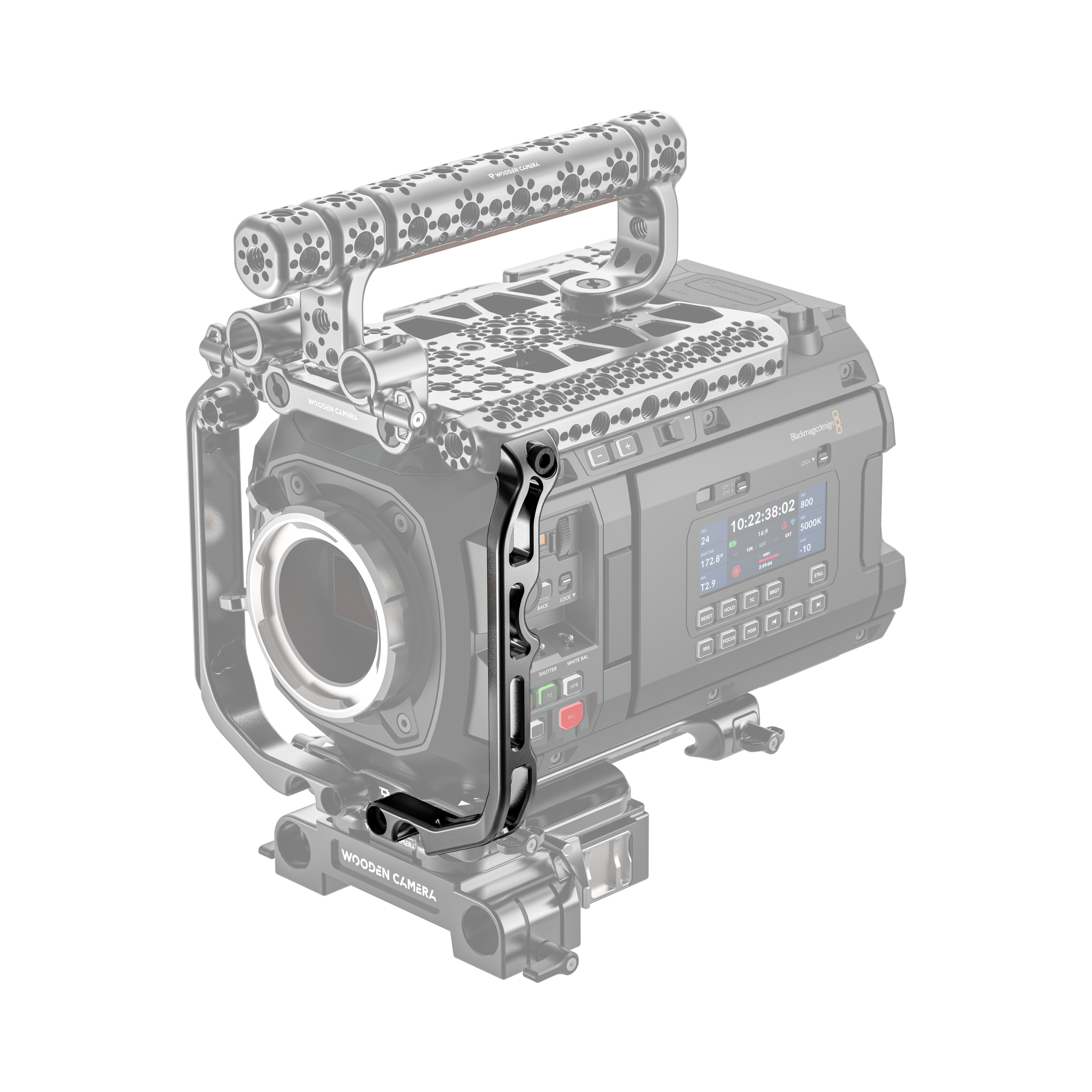 Wooden Camera Camera Support rail latéral gauche Blackmagic URSA 12K