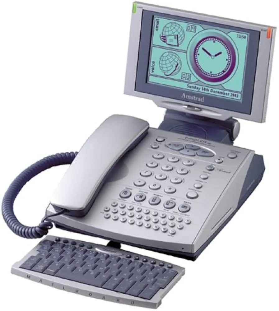 Amstrad Emailer EM2001 téléphone email argent internet jeux