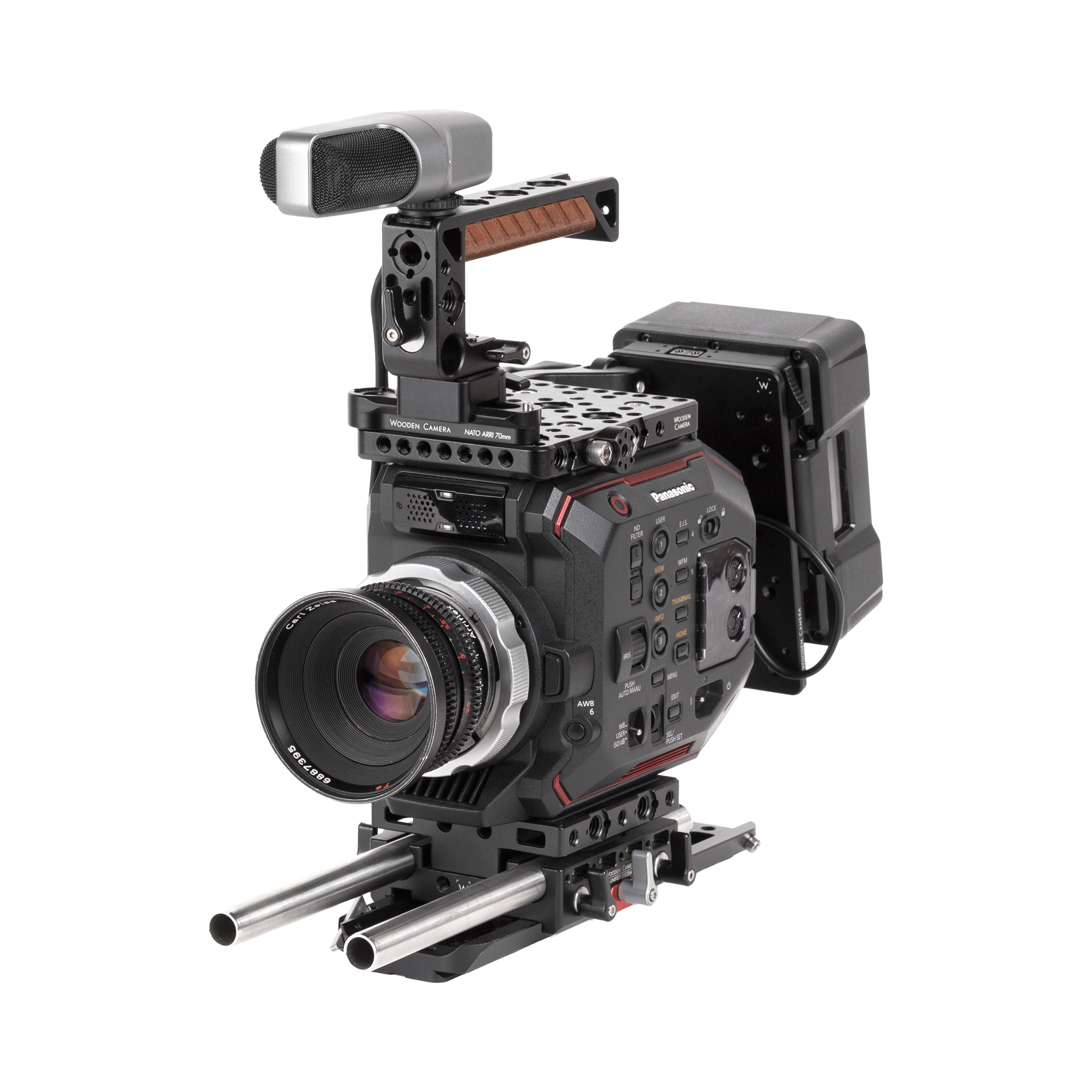 Wooden Camera VX Skateboard Mic micro caméra jack 3,5 mm