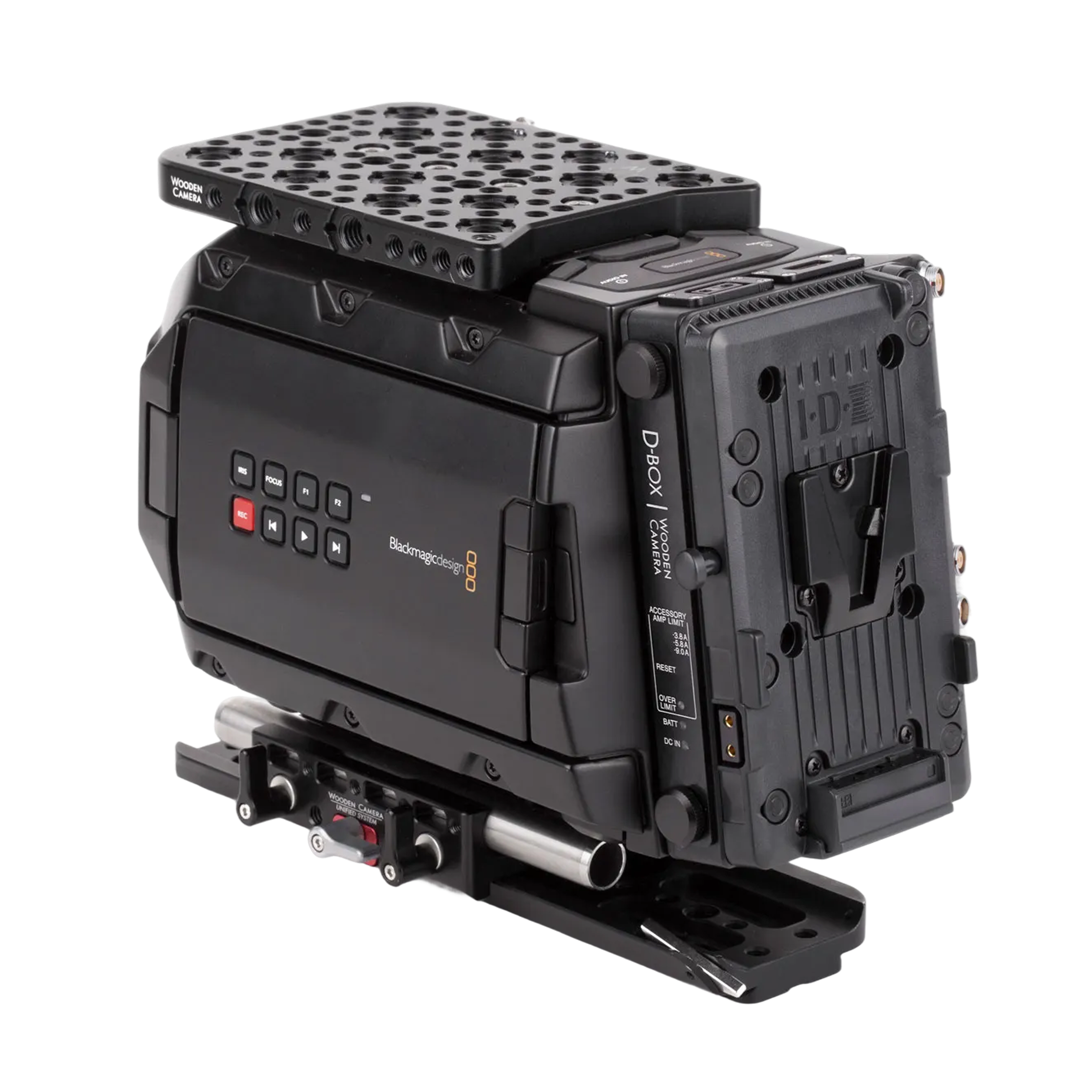 Wooden Camera D-Box URSA Mini plaque batterie V-Mount