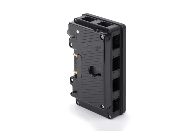 Wooden Camera D-Box Gold Mount Base Unit distributeur énergie
