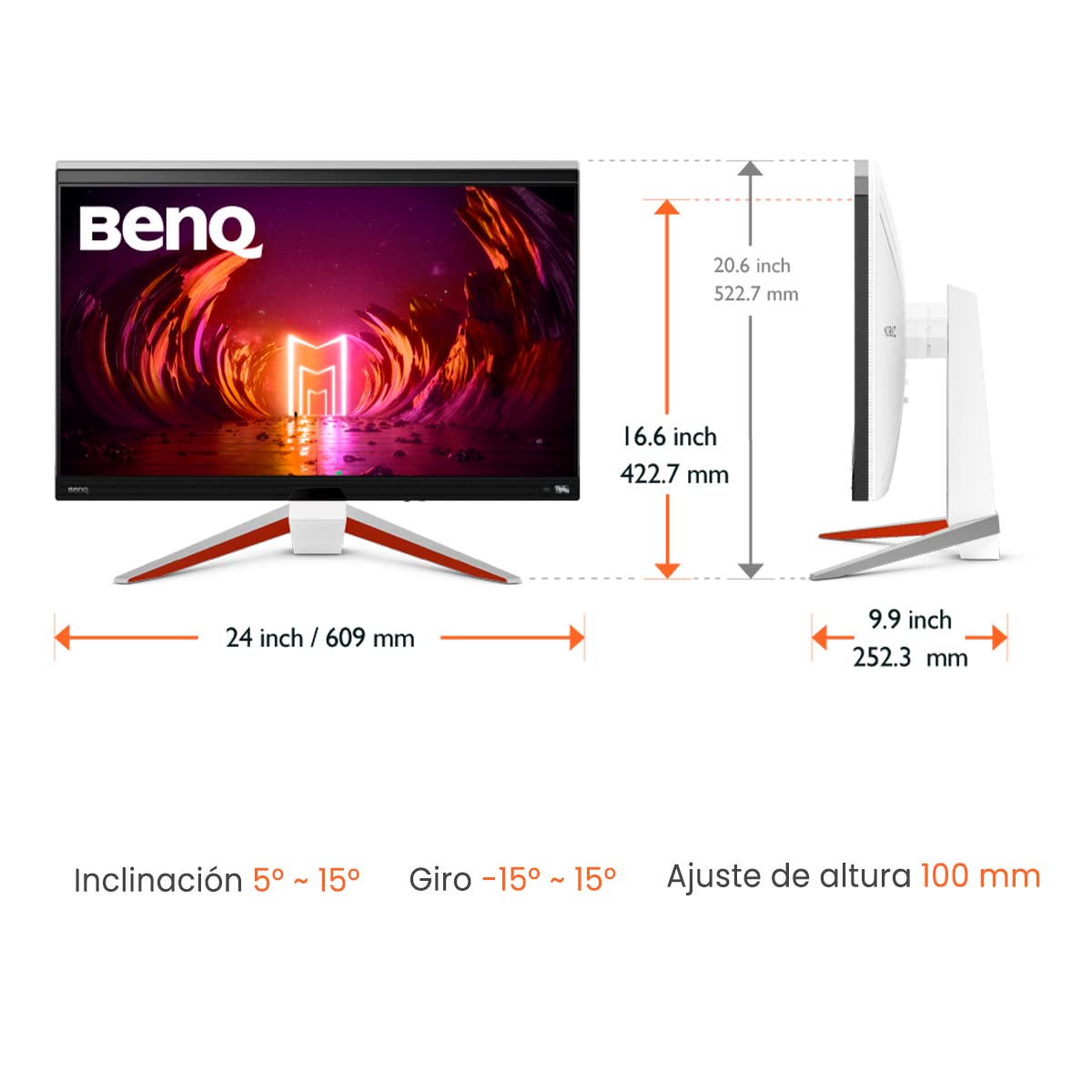 BenQ MOBIUZ EX2710U moniteur gamer 27" 4K 144 Hz IPS