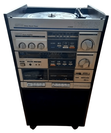Amstrad Audio TS51 TS55 Chaîne Stéréo Tour avec Enceintes
