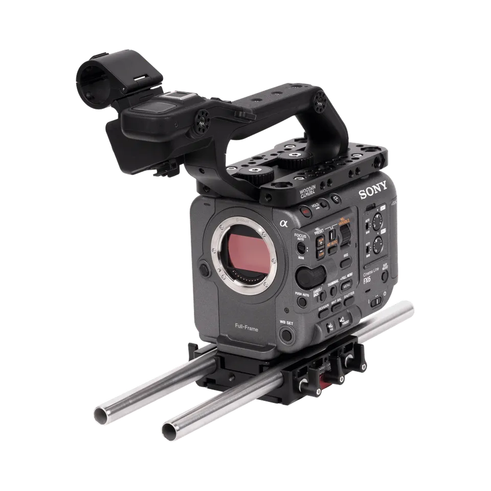 Wooden Camera kit accessoires Sony FX6 Base tiges 15mm