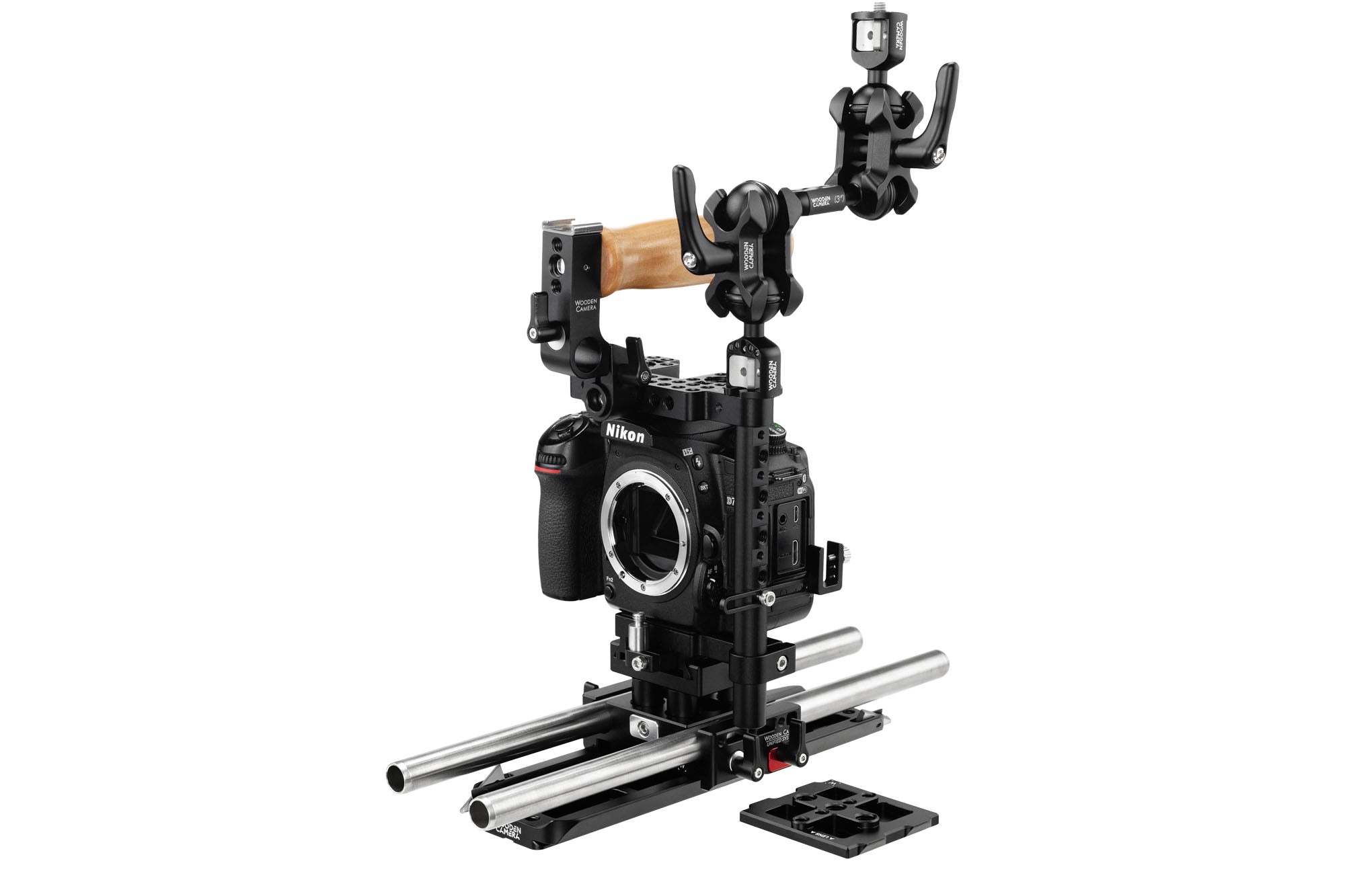 Wooden Camera Accessory Kits Nikon D7500 D5600 Advanced rig