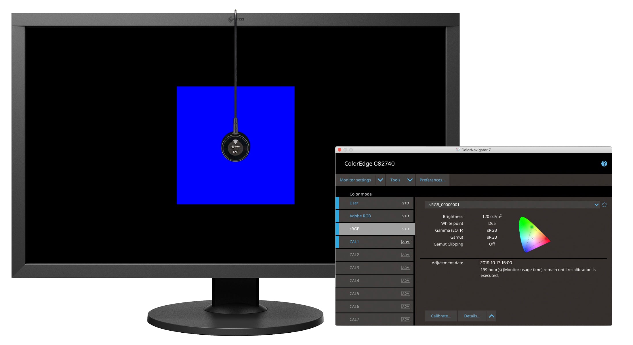 EIZO ColorEdge CS2740 Moniteur 27" 4K IPS