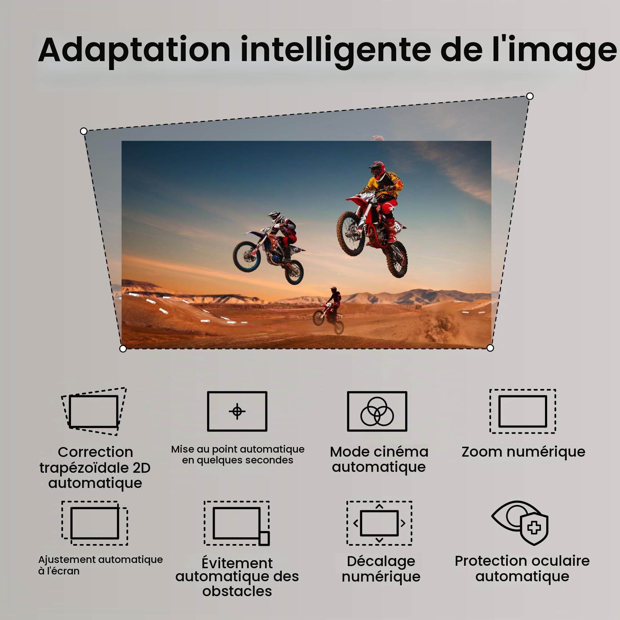 BenQ TK705STi Vidéoprojecteur 4K Courte Focale Google TV