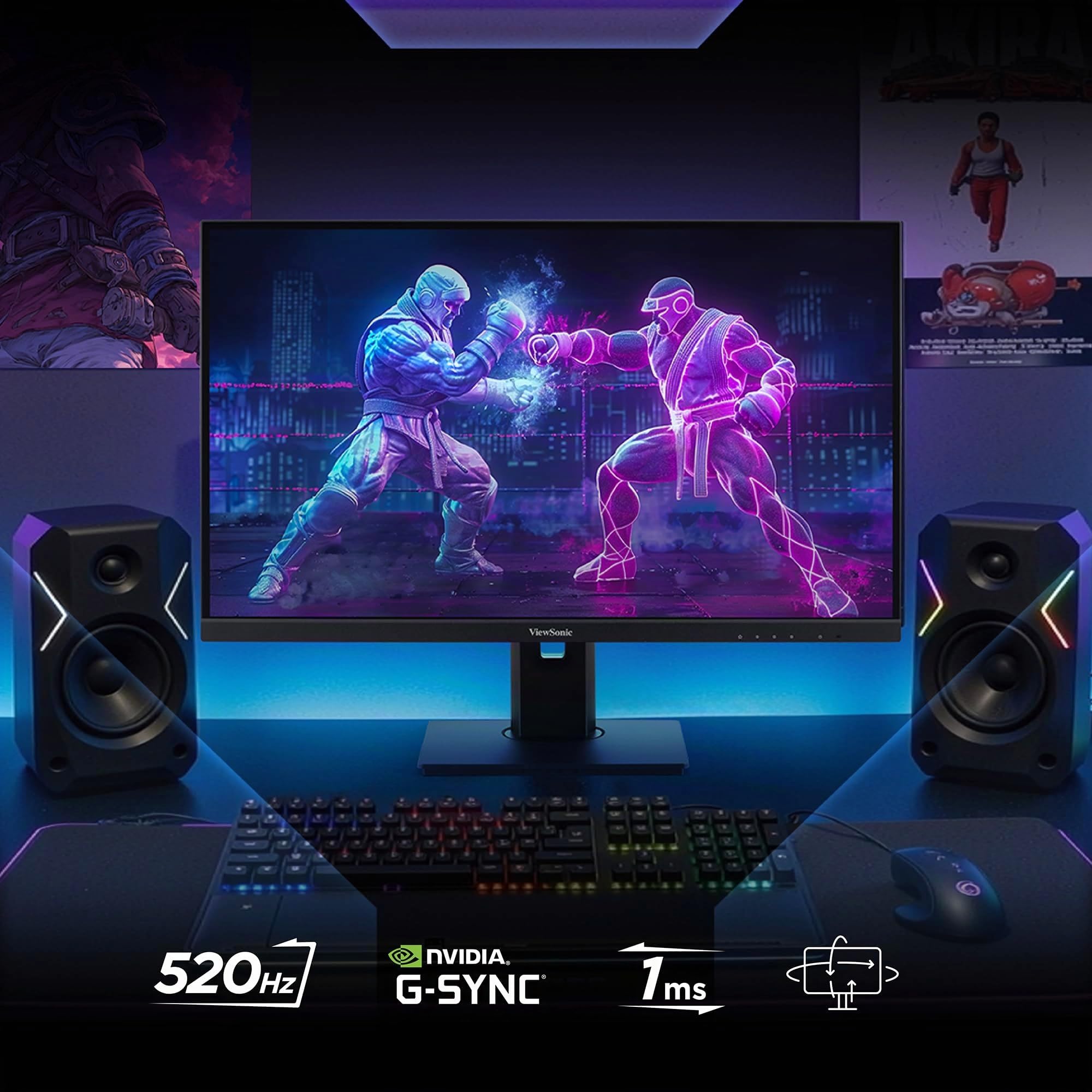 ViewSonic XG2737 27" Écran gamer 520 Hz Full HD IPS