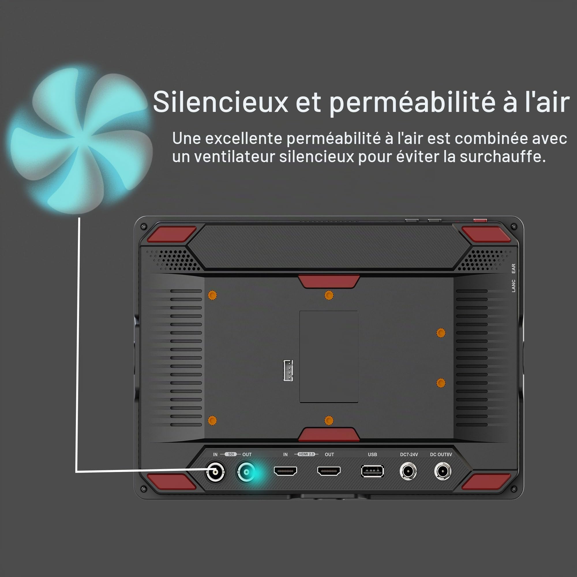 Lilliput HT10S Moniteur caméra tactile 10,1" FHD 1500 nits