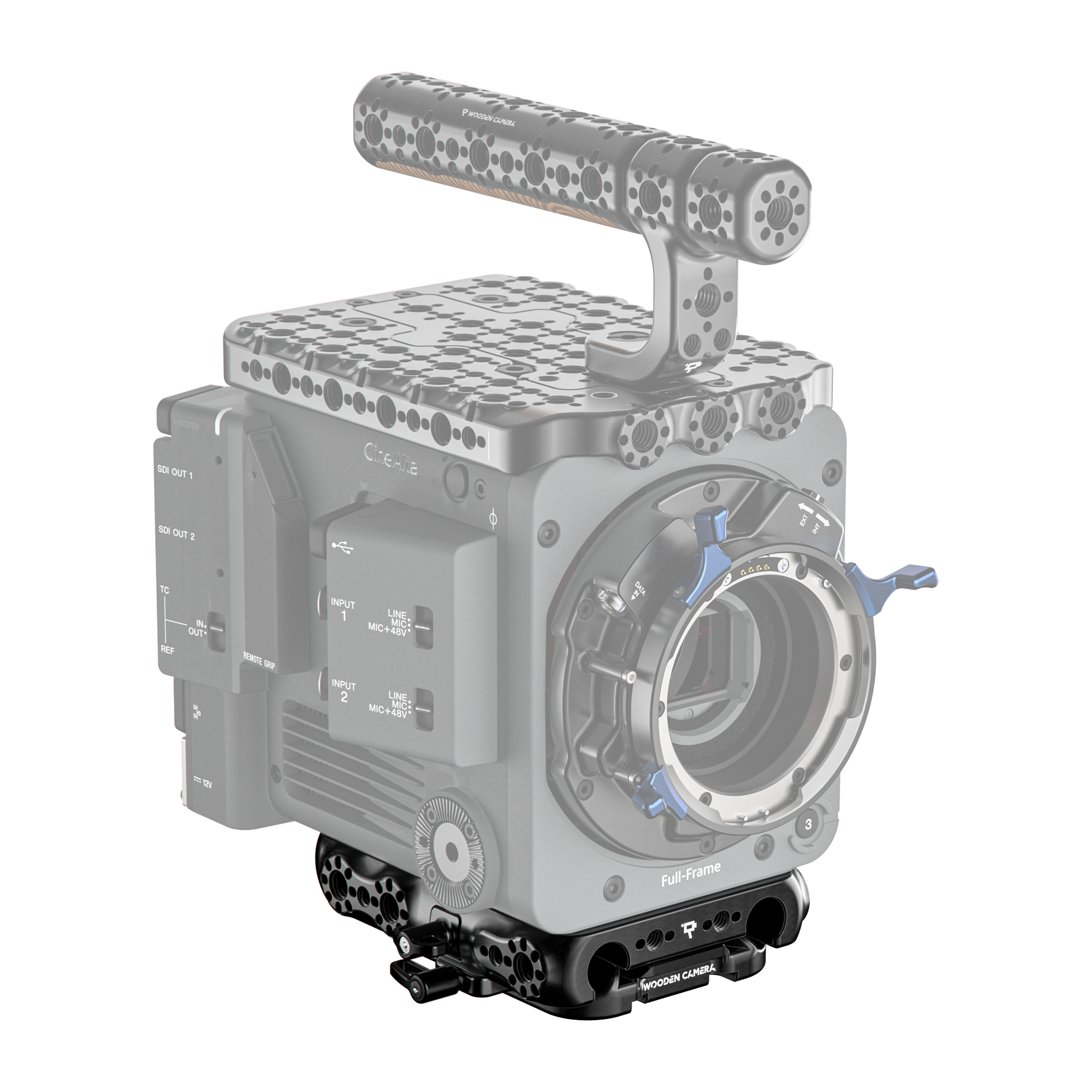 Wooden Camera Base Plate System Sony BURANO plaque base ARCA