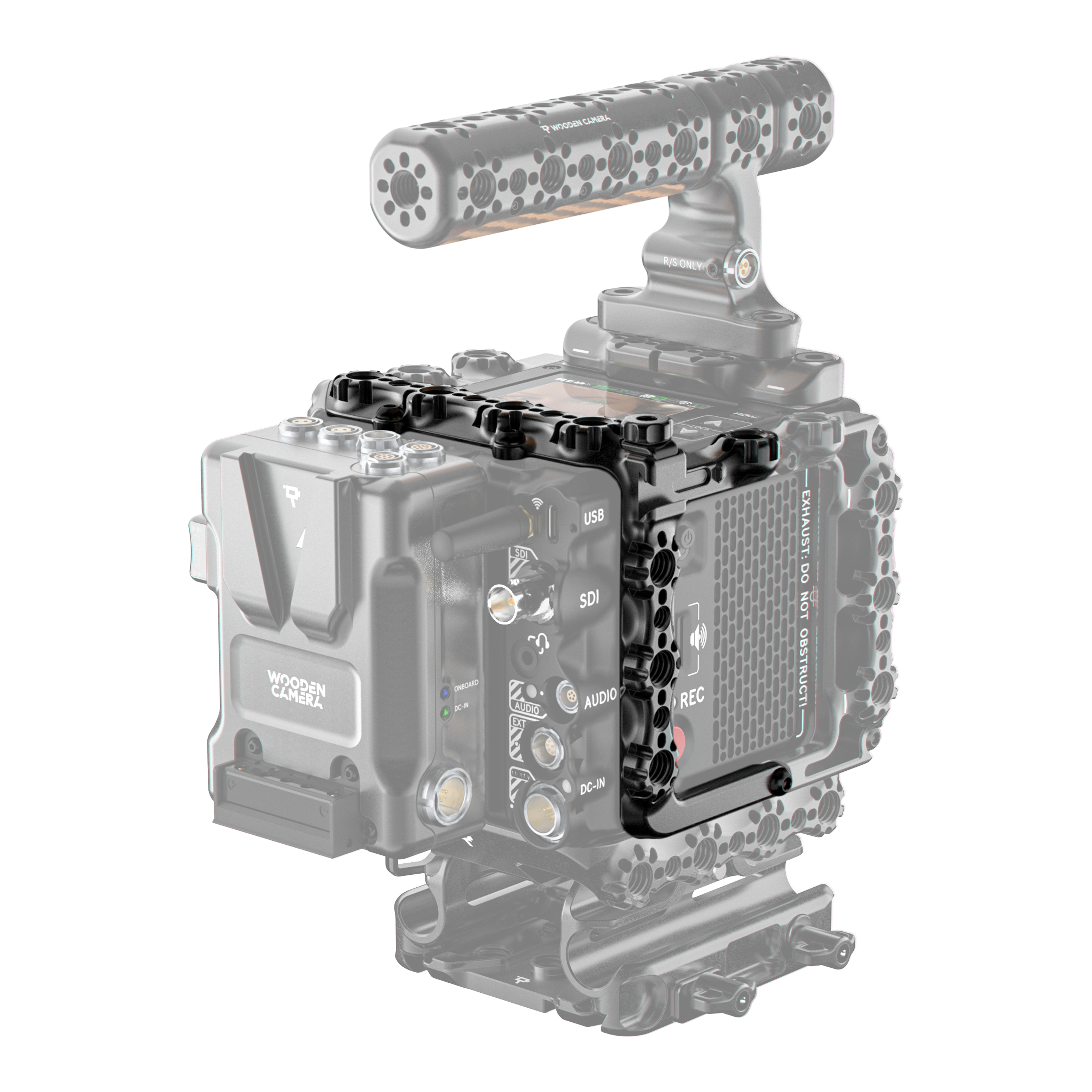 Wooden Camera Cages Rear Cage Right cage caméra RED KOMODO-X droit