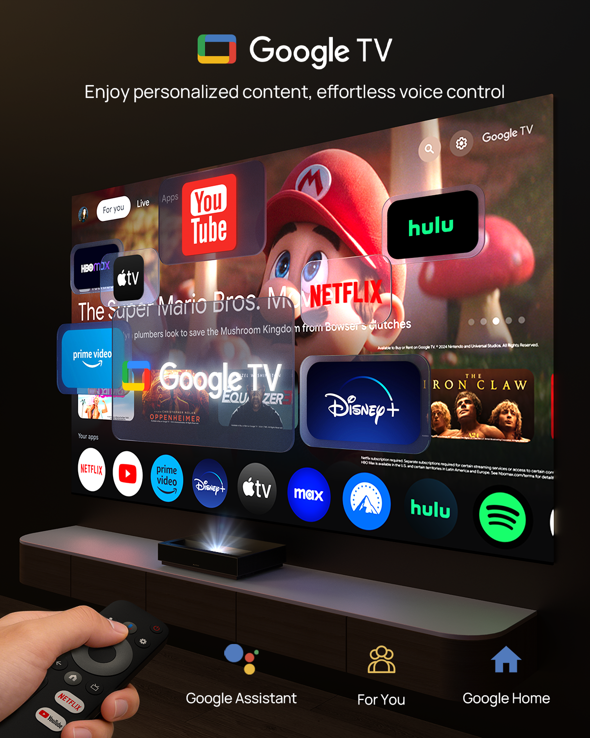Wemax Nova Pro vidéoprojecteur laser 4K UST prise US