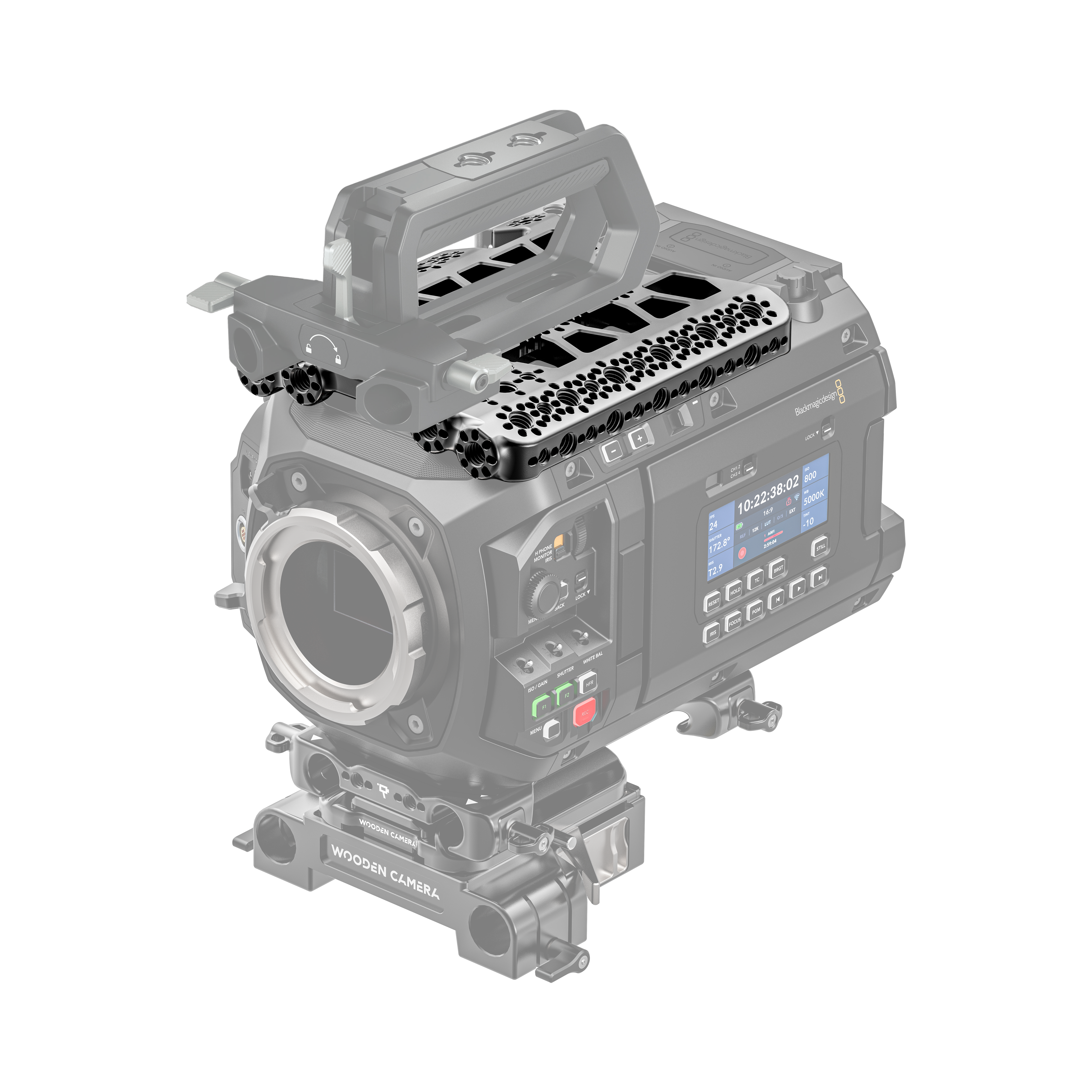 Wooden Camera Top Plate URSA Cine 12K/17K plaque caméra