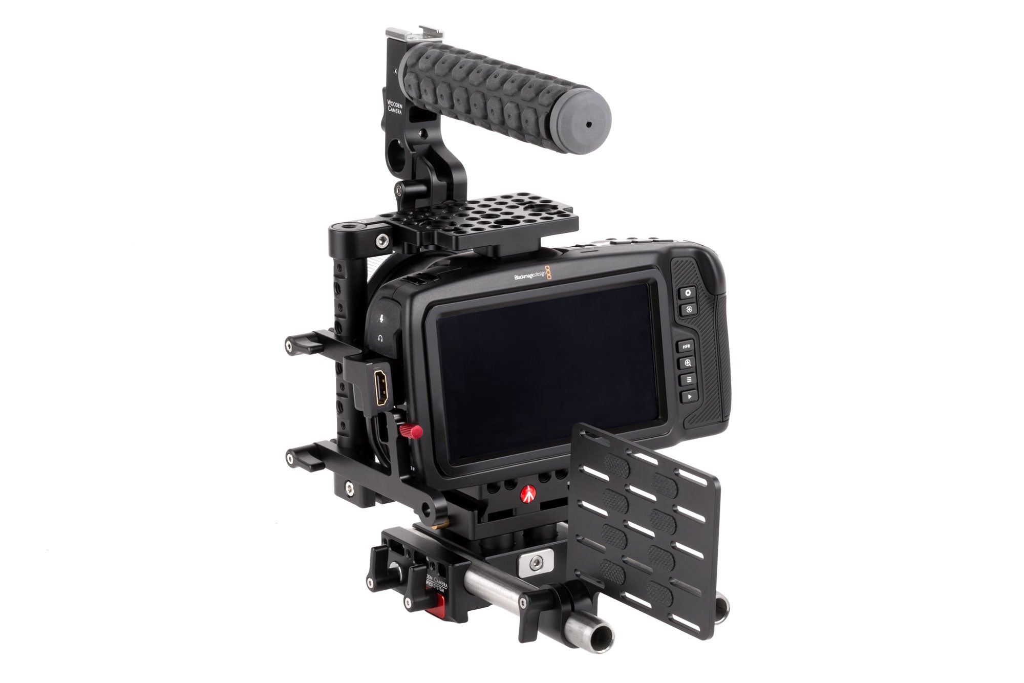 Wooden Camera BMPCC4K/6K Cage Support SSD Mount