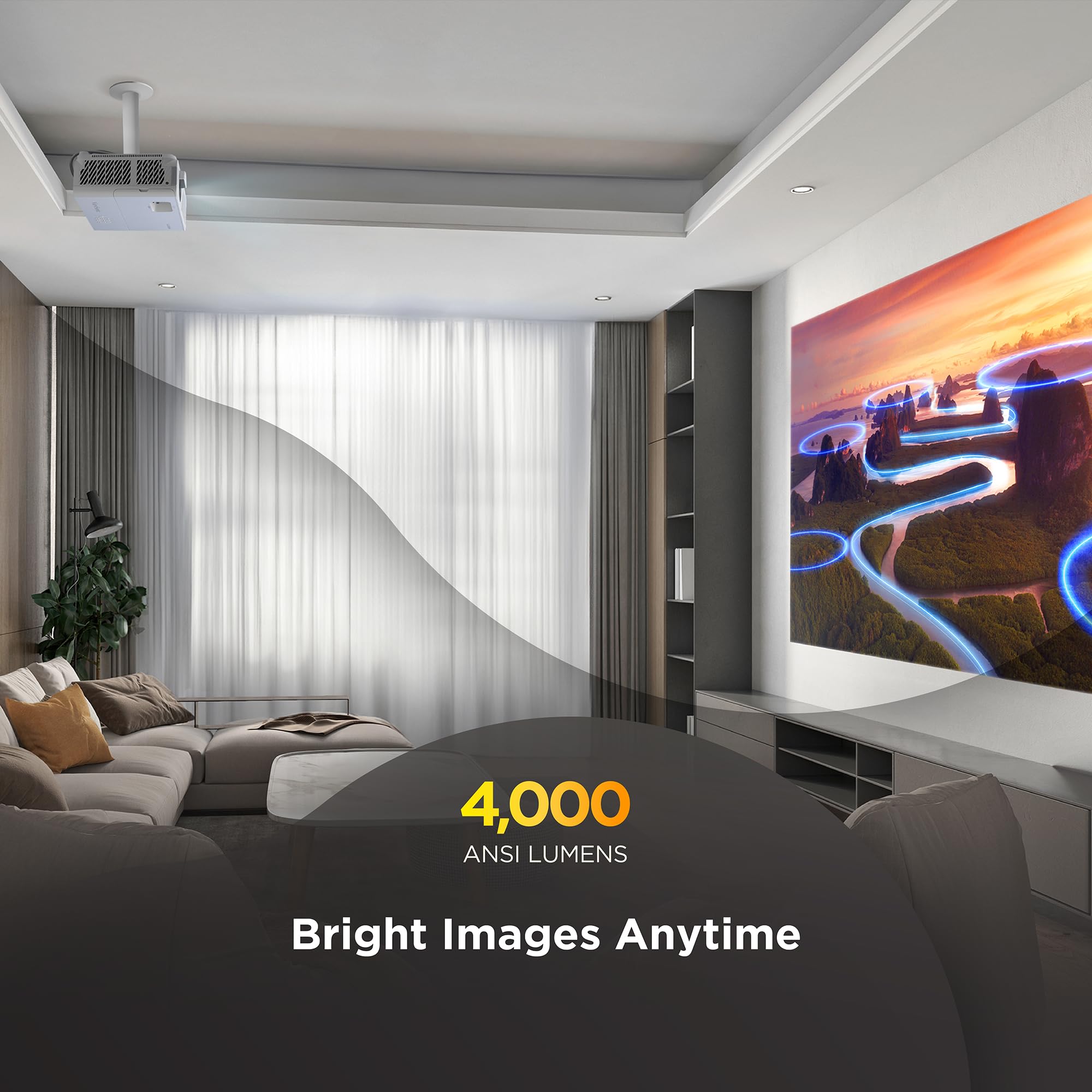 ViewSonic LX750-4K vidéoprojecteur laser 4K 4000 lm