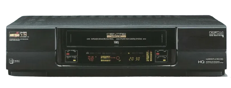Amstrad TV VS1140 magnétoscope VHS tuner satellite NICAM