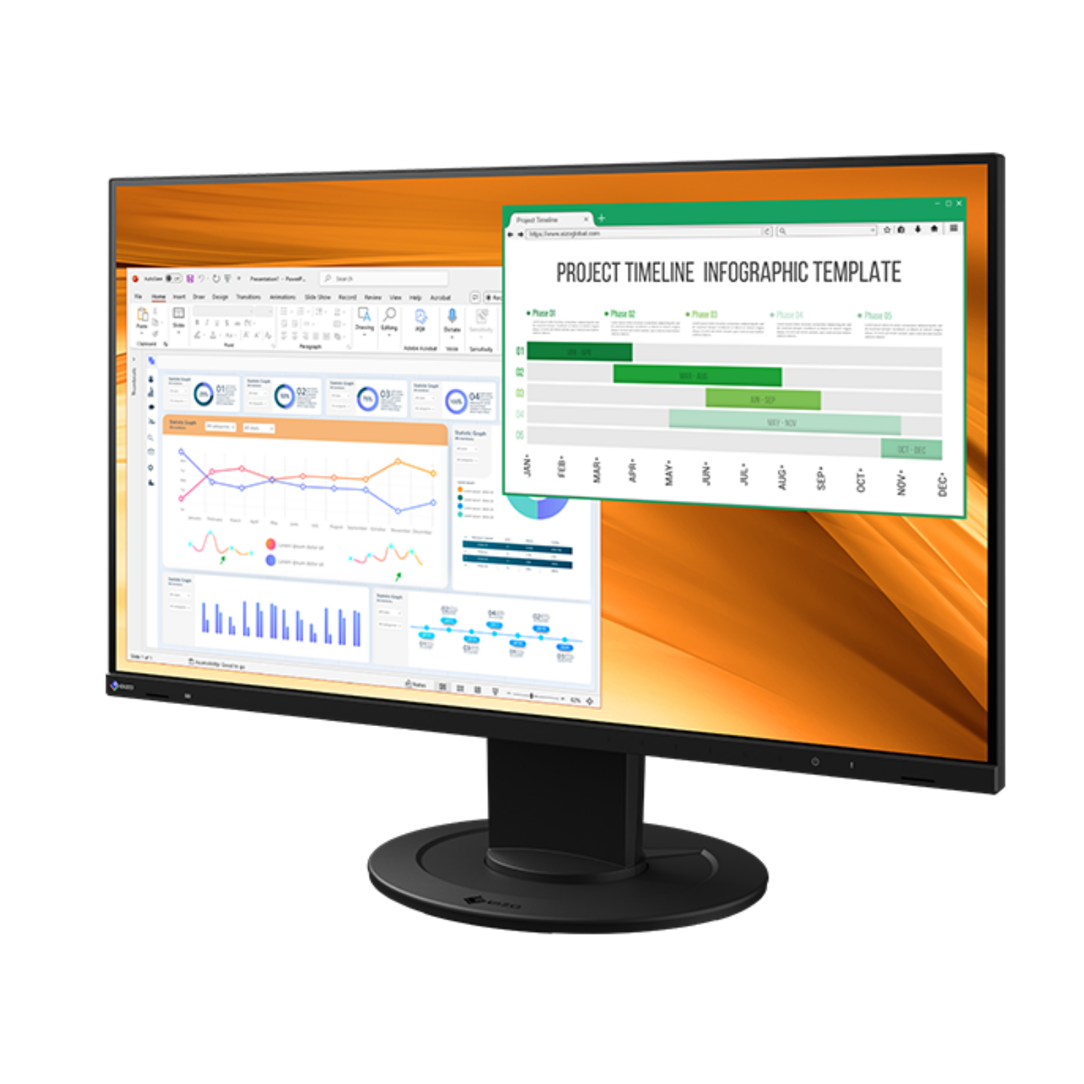 EIZO FlexScan EV2400R moniteur 23,8" 100 Hz noir