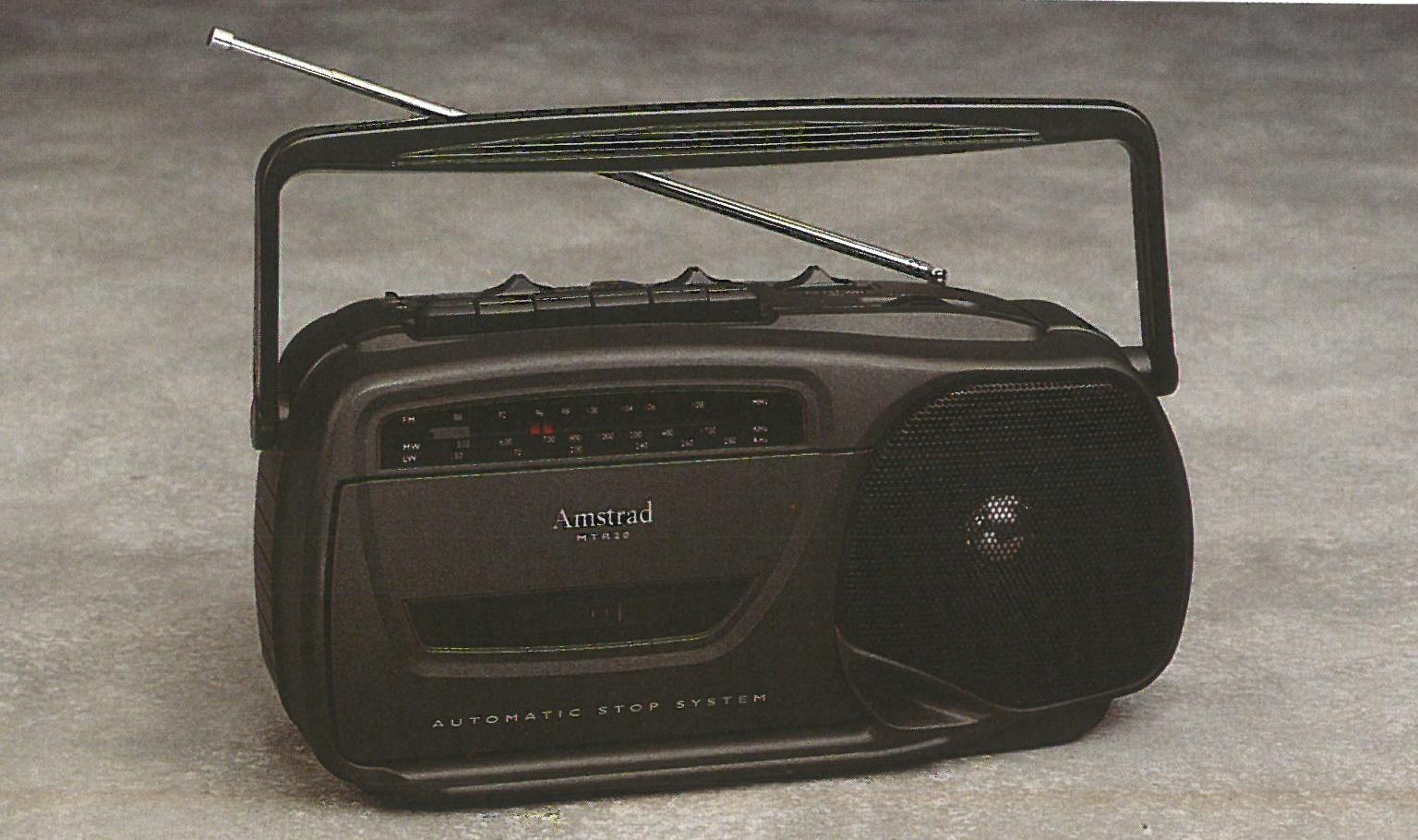 Amstrad Audio MTR20 radiocassette portable radio cassette