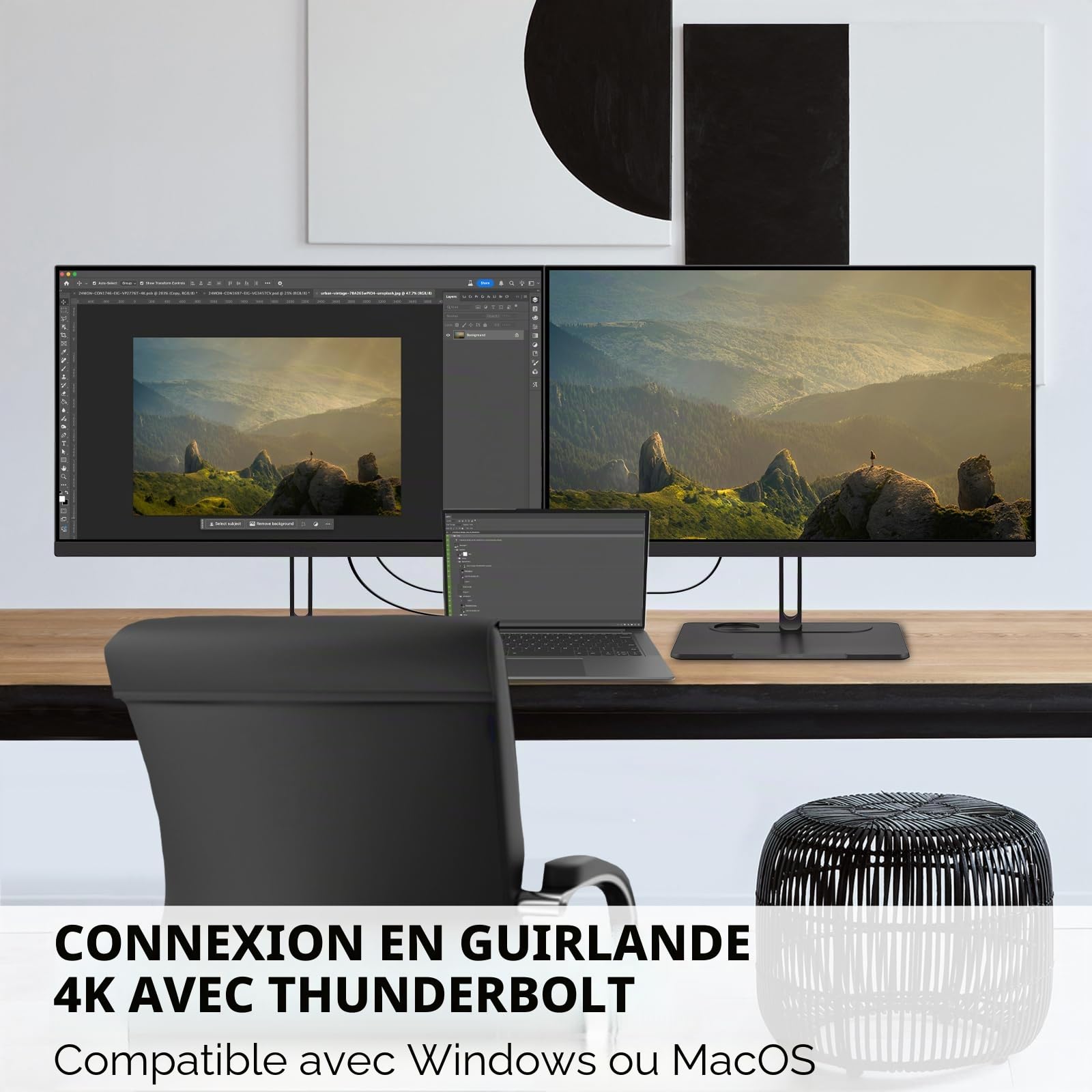 ViewSonic VP2776T-4K moniteur pro 27 pouces 4K Thunderbolt