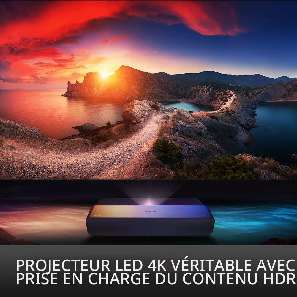 ViewSonic X1000-4K vidéoprojecteur LED 4K focale ultra courte