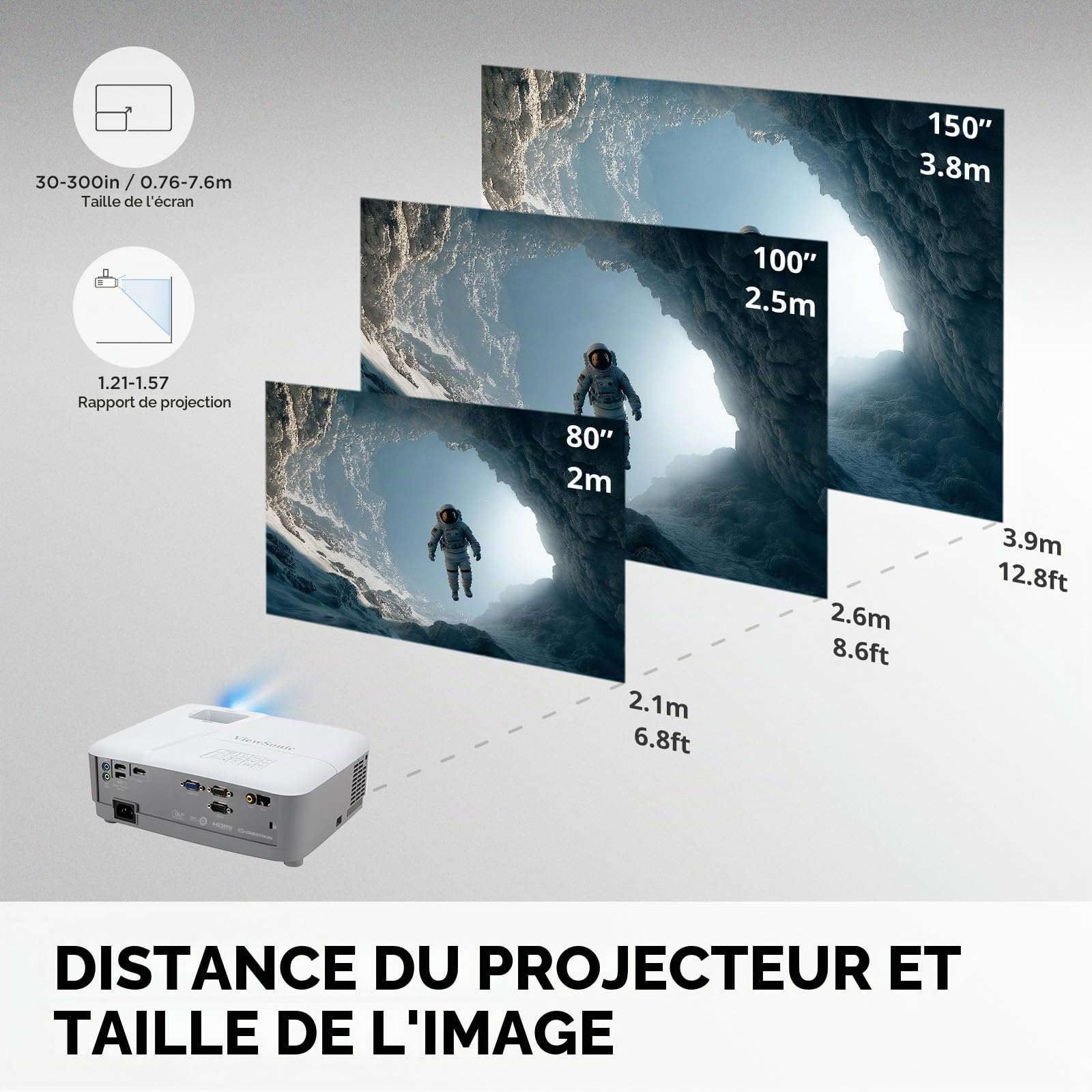 ViewSonic PA504W Vidéoprojecteur WXGA 4000 lumens HDMI