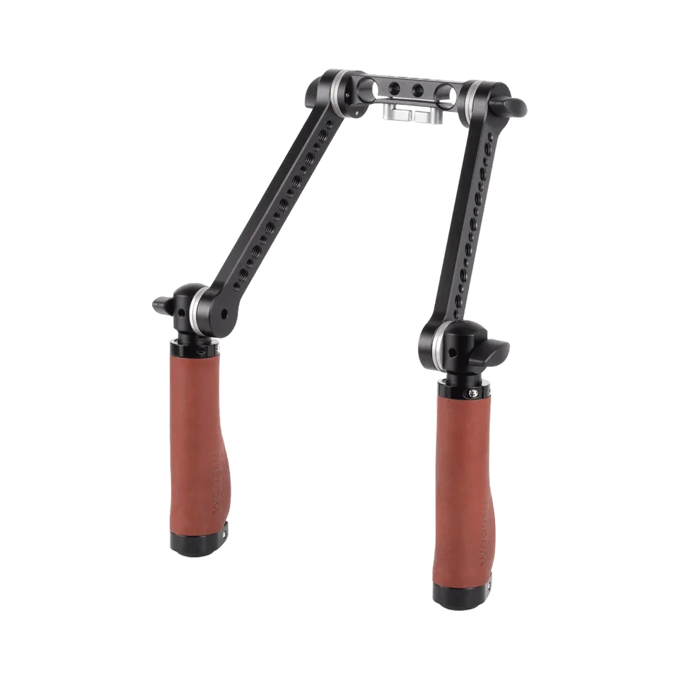 Wooden Camera Handles Rosette Handle Kit poignée cuir