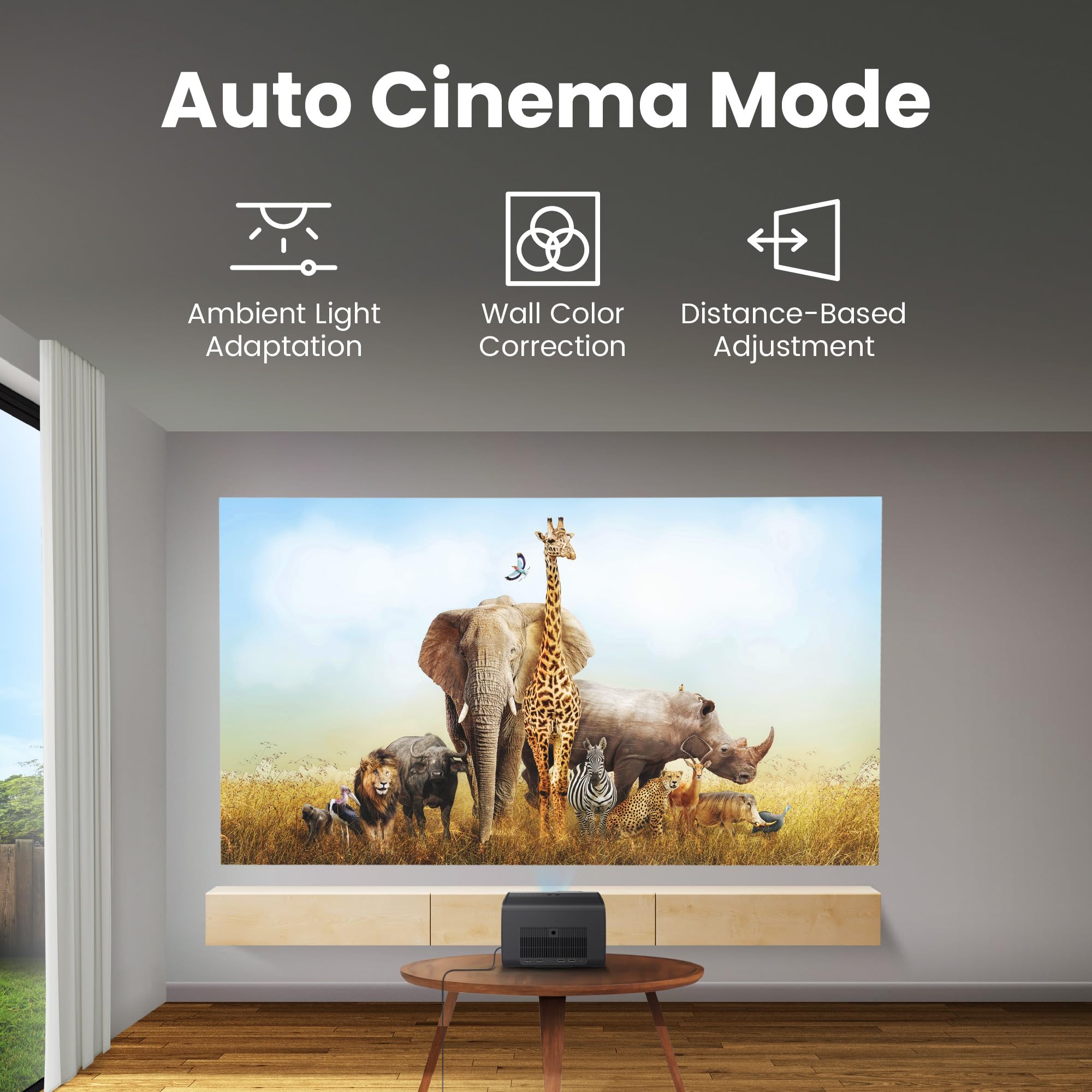 BenQ GP520 vidéoprojecteur 4K HDR Google TV 2600lm