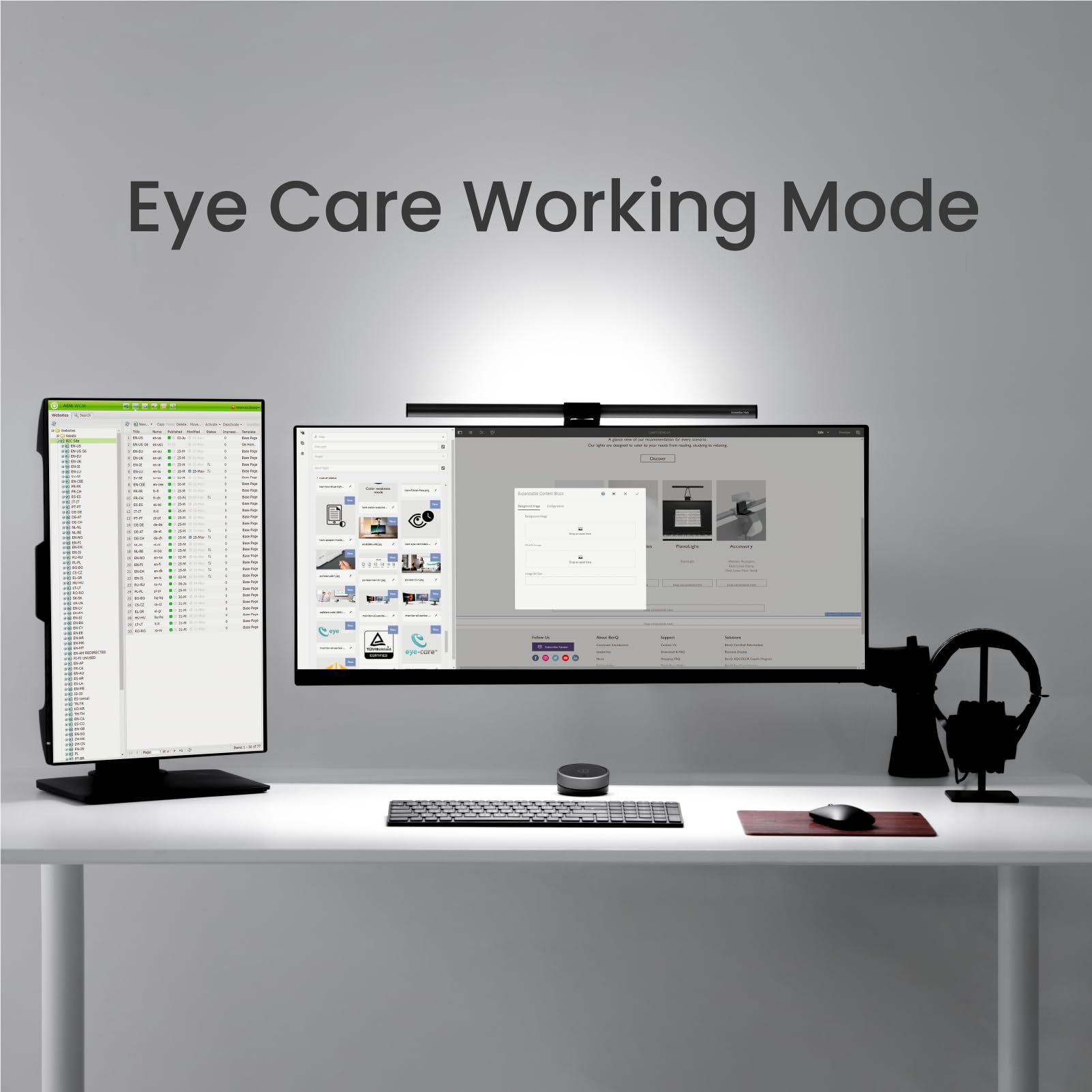 BenQ ScreenBar Halo barre écran sans fil 3 modes sans reflet
